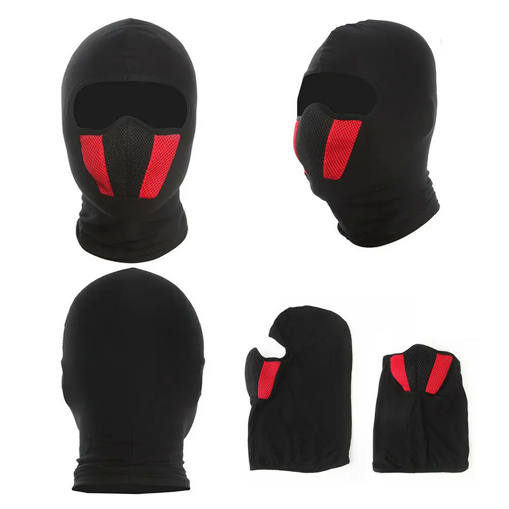 Черная зимняя Флисовая Балаклава маска на все лицо термальная теплая