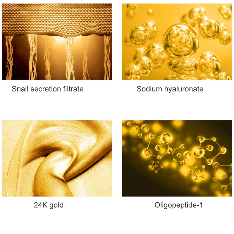 24K Gold Snail Тонер для лица подтяжки гиалуроновой кислотой против старения