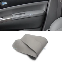 for toyota prius 2004 2005 2006 2007 2008 2009 2pcs car microfiber leather front door armrest panel cover protective trim
