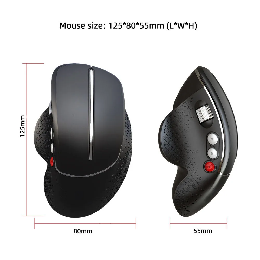 

Ergonomic Vertical Mouse 2.4G Wireless Right Left Hand Computer Gaming Mice 6D USB Optical Mouse Gamer Mouse For Laptop PC