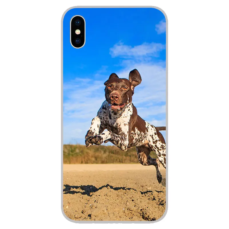 Pointer собачий силиконовый мягкий ТПУ чехол для iPhone 11 Pro XS Max X XR 8 7 6S Plus 5s SE 4S |