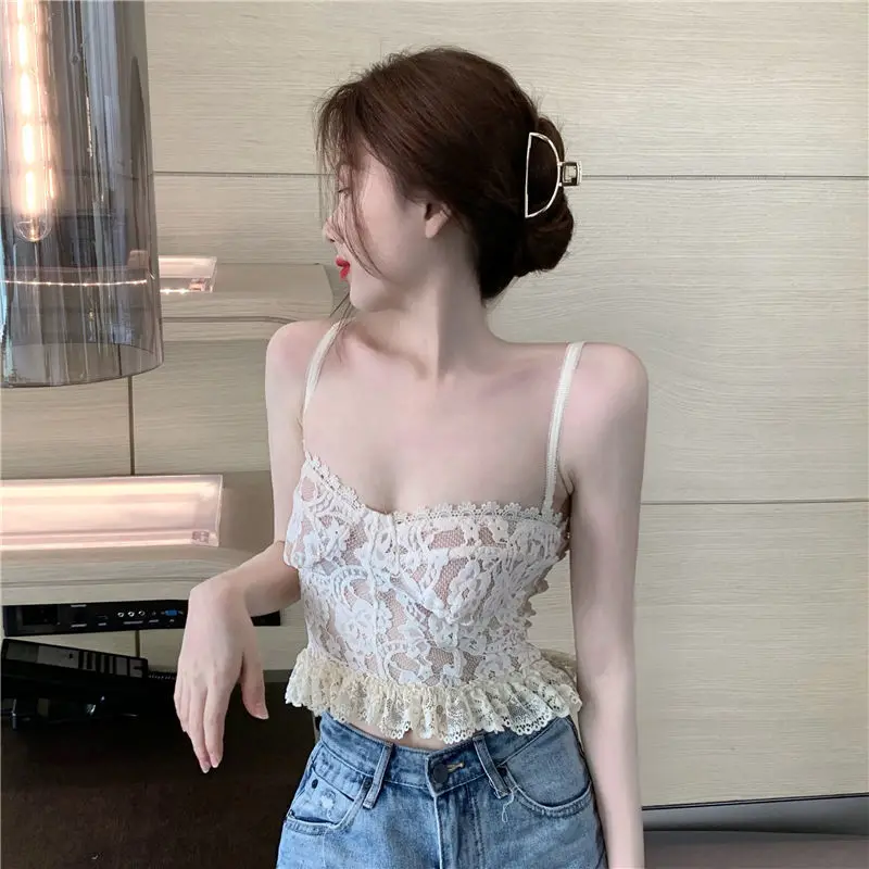 

Summer lace suspender design for women