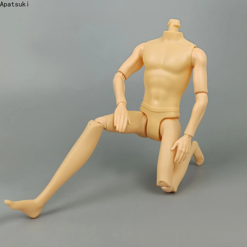 

Yellow 26cm Movable 11 Jointed Body Boy Doll Body For Ken Boy Doll Male Boyfriend MAN Naked Body For Ken Doll DIY Learning Toys