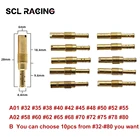 Alconstar 10 шт.компл. мотоциклетный карбюратор, медленно действующие струи, форсунка инжектора #32-#80 для Keihin KOSO OKO PE CVK FCR