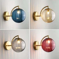 stained glass wall lights balcony bathroom sconce wall lamps decor for home living room mirror light modern outdoor lighting led