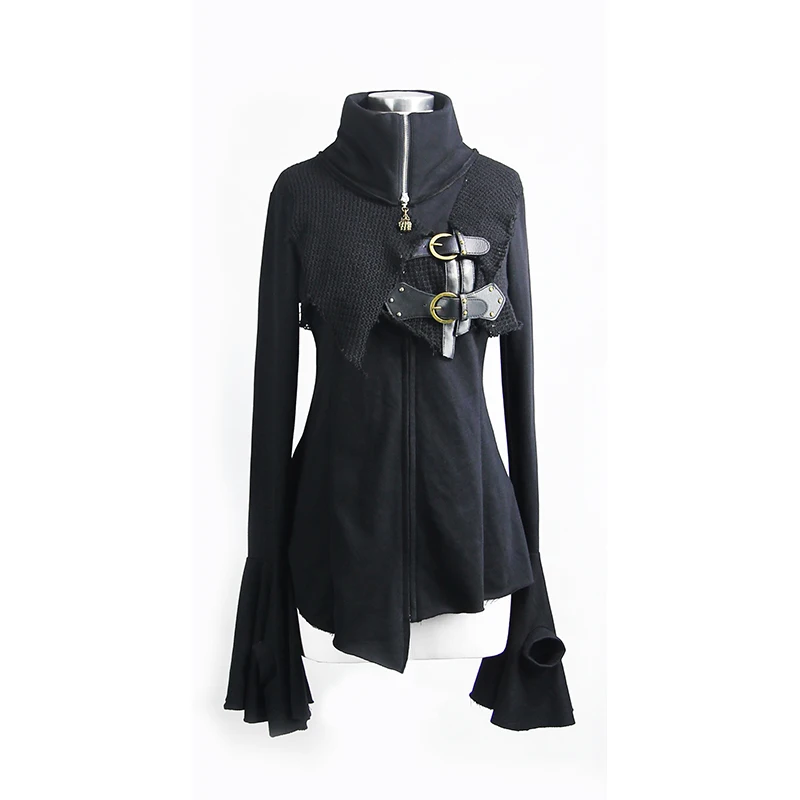 Хит продаж модная женская куртка с высоким воротником Devil зимнее пальто длинным