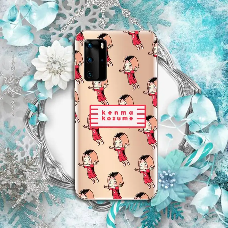 

volleyball Kenma Kozume of Haikyuu Phone Case Transparent for Huawei P honor 8 10i 20 30 40 smart 2019