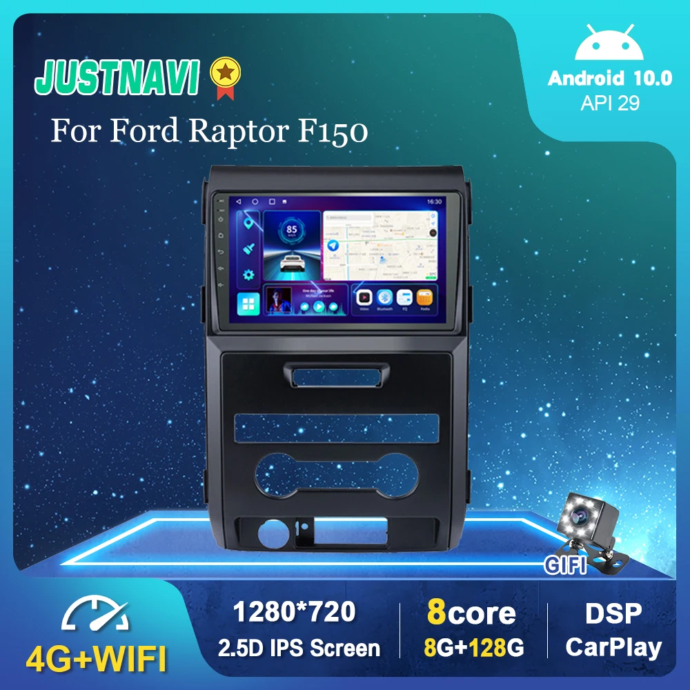 Автомагнитола для Ford Raptor F150 2009-2014 Android GPS-навигация мультимедийный видеоплеер