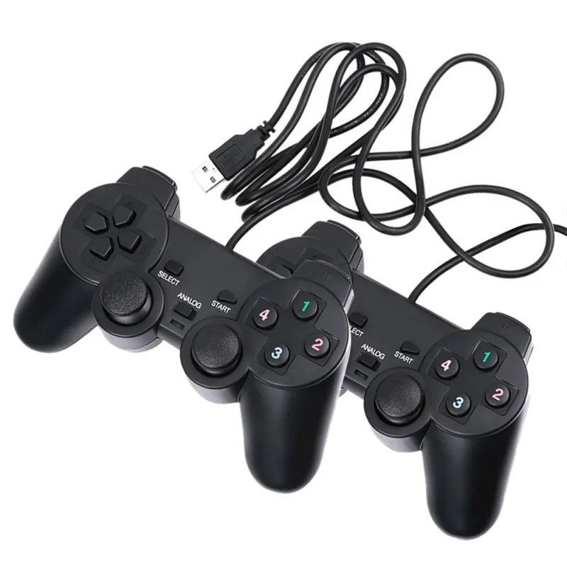 USB проводной игровой контроллер для ПК геймпад Raspberry Pi удаленный Двойной