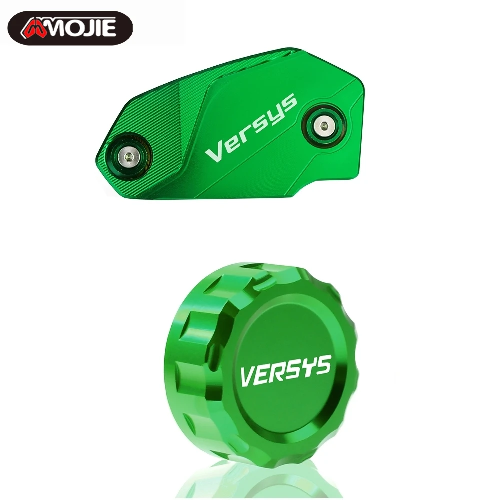 

Motorcycle CNC Front & Rear brake Fluid Cylinder Master Reservoir Cover Cap For KAWASAKI VERSYS650 Ninja650 VERSYS Ninja 650