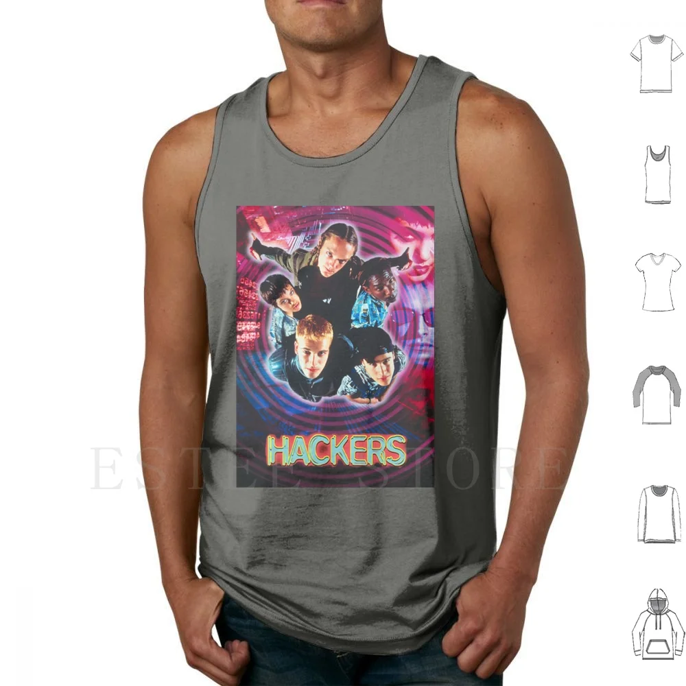 

Hackers Tank Tops Vest Sleeveless Hackers Hackers Movie Hackers The Movie Hackers 90S 90S 90S Movie Cult Classic Angelina