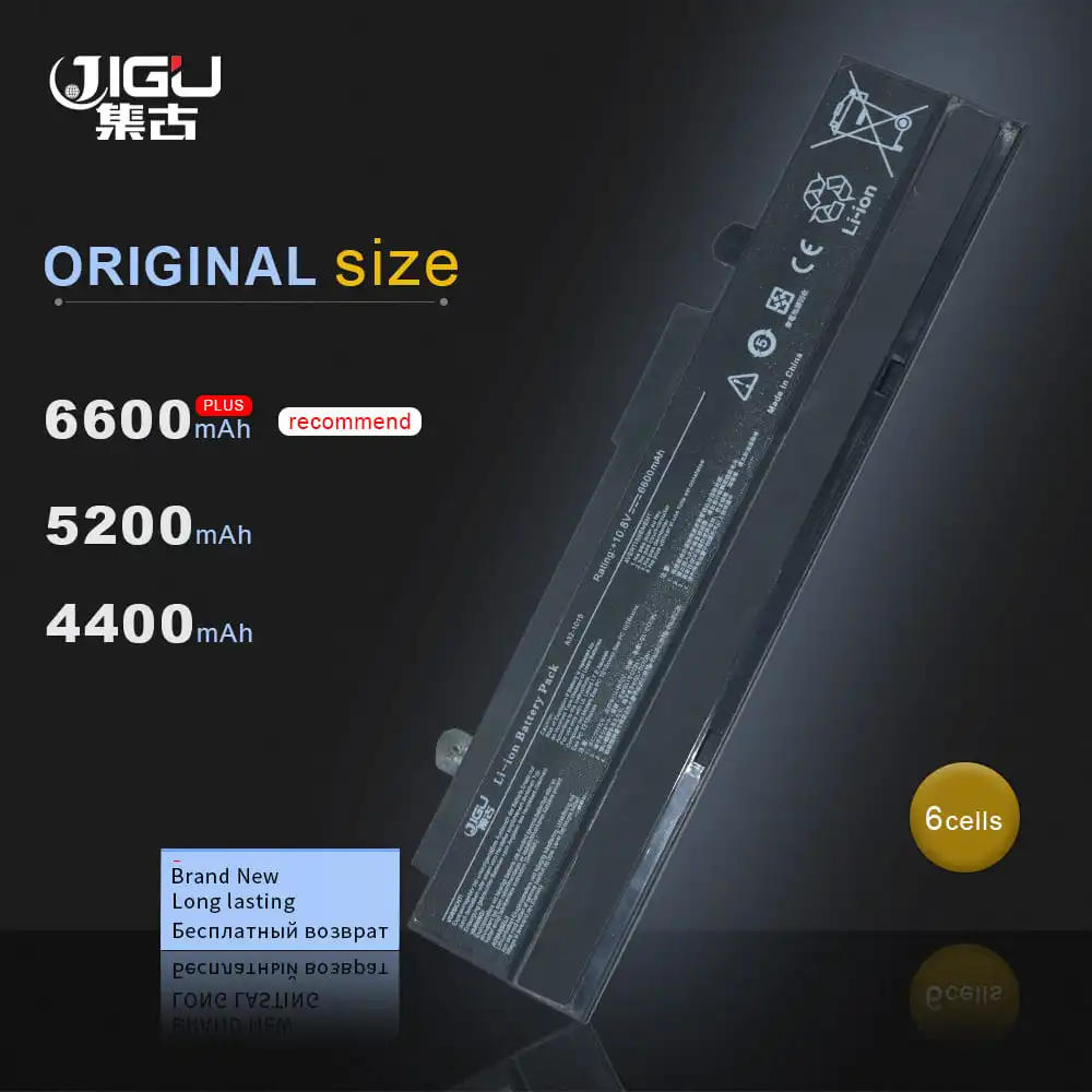 JIGU Laptop Battery For ASUS Eee PC 1215B 1215P 1215T 1015PW 1015PD 1015PED 1015PEM White|laptop battery|battery for asuslaptop battery asus |
