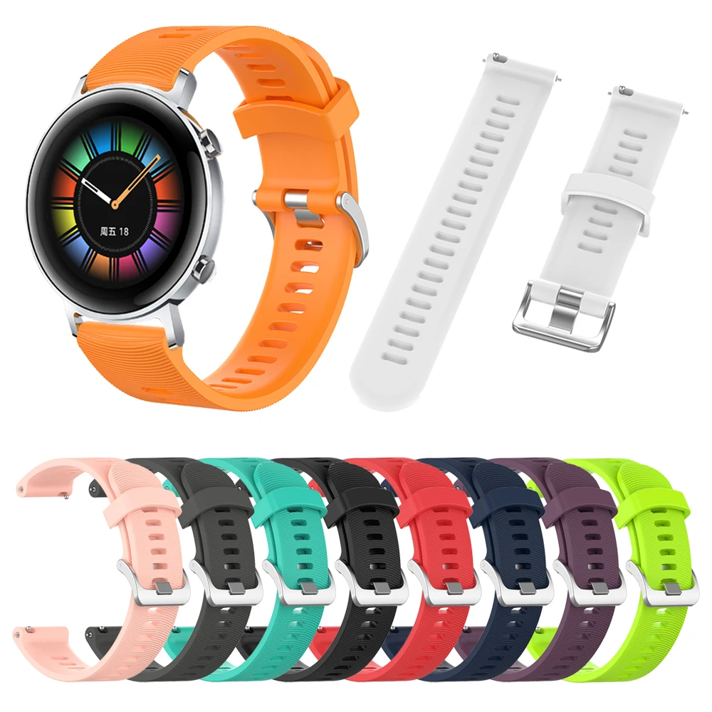 

Silicone Strap Band For HUAWEI WATCH GT 2 42mm Sport / Classic / Elegant Edition WristStrap Replaceable accessories Watchband