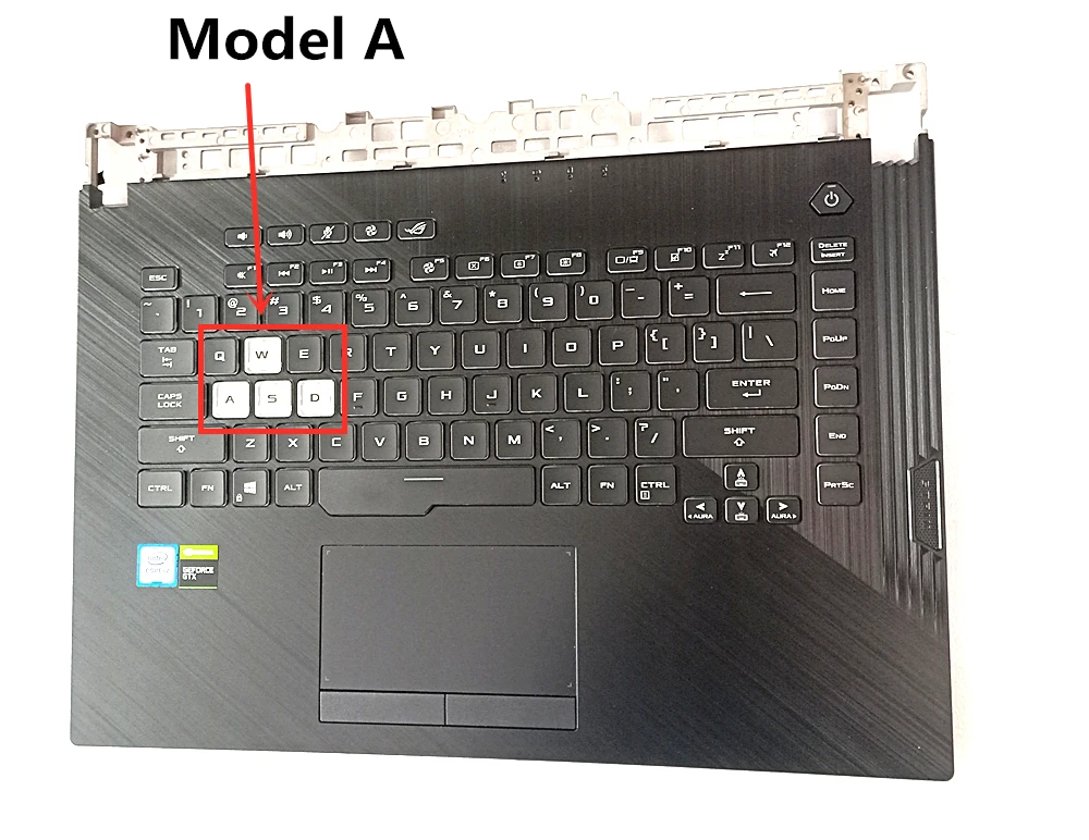 値段 ラップトップの米国モノクロ/カラフルなバックライトキーボードシェルasus Rogストリックス3プラスG531 G531 G531GT GL531 S5D S5DU