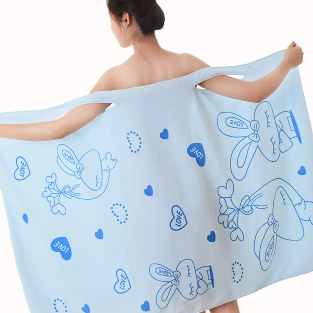 1 шт. Nanofibers Для женщин быстро сохнет кролик банное Полотенца Душ Спа Обёрточная