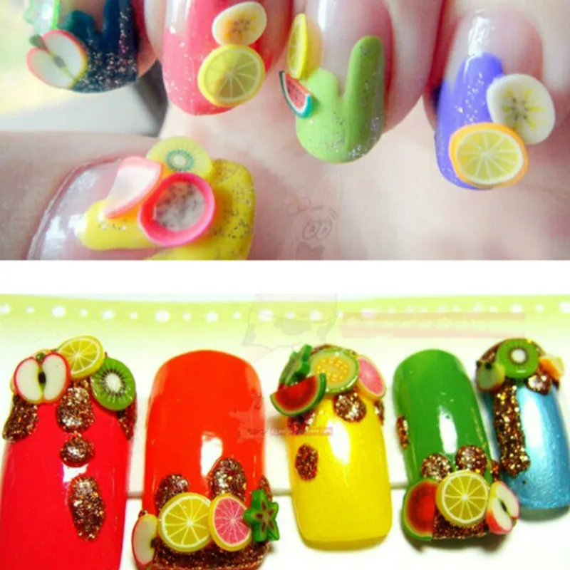 Клейкие аксессуары с бусинами для фруктов пушистые украшения своими руками