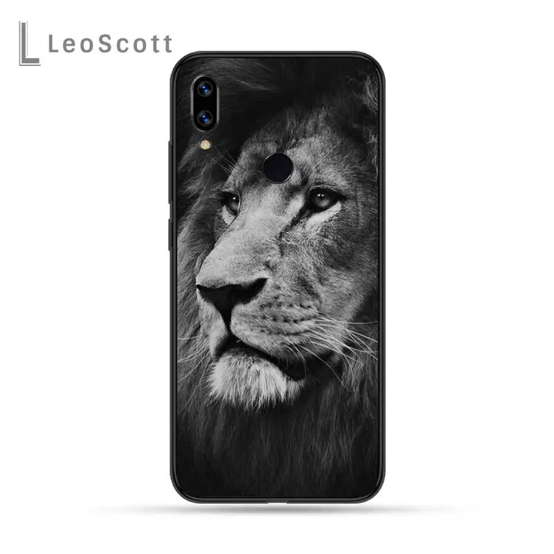 

Ruthless lion head Phone Case For Xiaomi Redmi Note 4 4x 5 6 7 8 pro S2 PLUS 6A PRO
