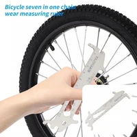 chain hook measurement useful 7 in 1 multifunctional bike chain ruler repair kit