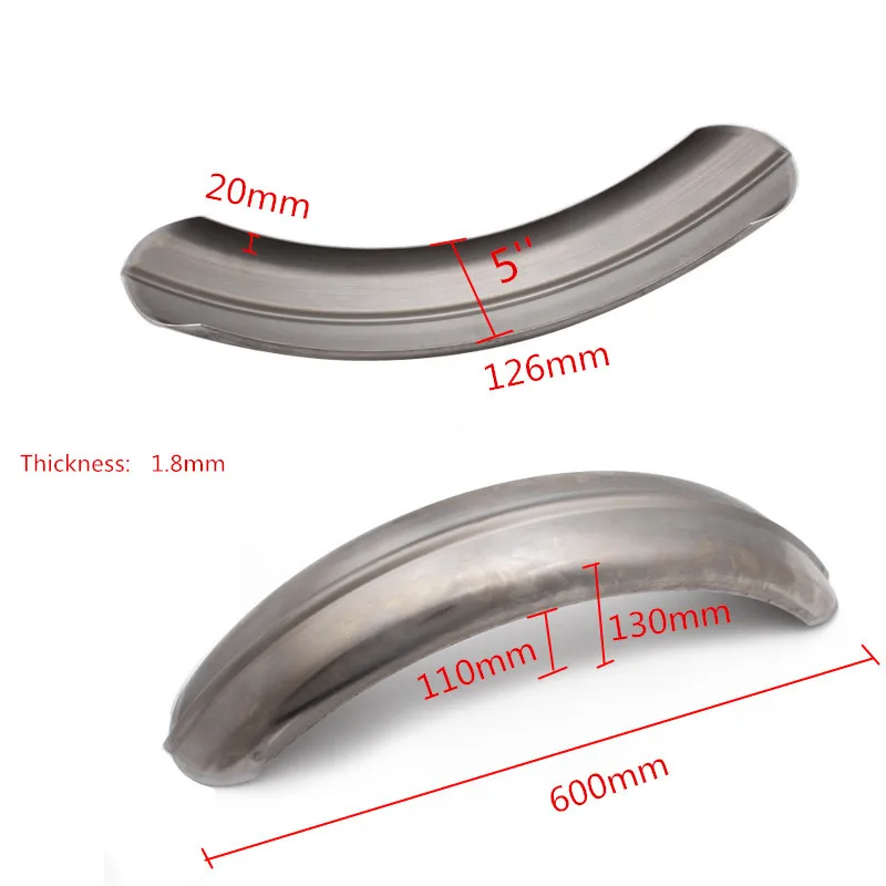 5 ''/6'' широкое Ребристое Боббер из необработанной стали для Yamaha xs650 Harley