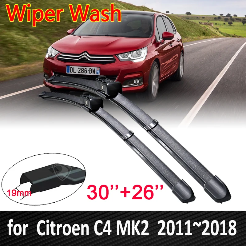 

Car Wiper Blades for Citroen C4 MK2 C4L 2011~2018 Front Windscreen Window Brushes Wipers 2012 2013 2014 2015 2016 2017 Car Goods