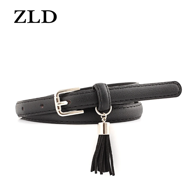 

ZLD Fashion high quality Women's belts Beautiful pendant multicolor ladies vintage pin buckle Strap Casual thin belt female