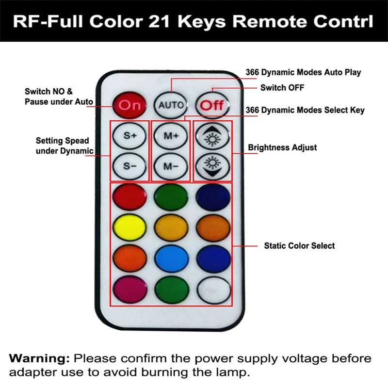 Квантовый светильник с сенсорным датчиком Ночной пультом дистанционного