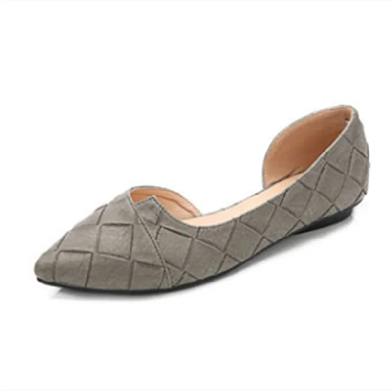 Женская обувь большого размера плюс ручная работа заостренная Носок