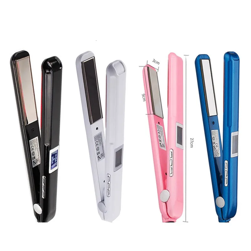 Hair Straightener With Infrared and Ultrasonic Keratin Hair Care Iron for Frizzy Dry Hair Keratin Recover Damaged Irons