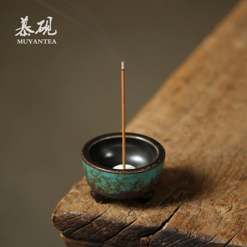 

Маленькая курильница для рук грубая после того, как получите три курильницы, вставленные дзен чай пастель, маленькая ароматная курильница