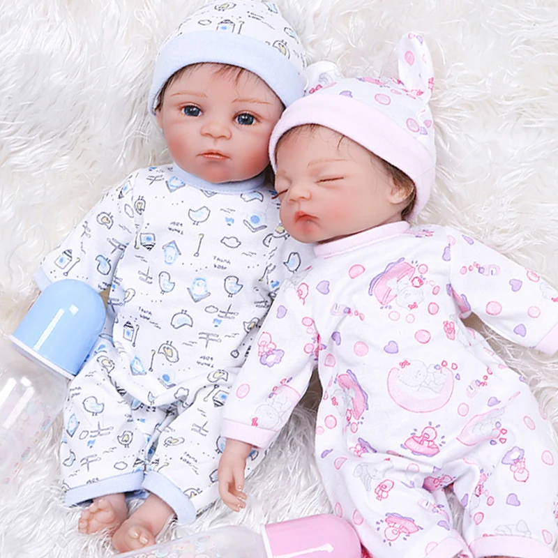 

Кукла новорожденная Мягкая силиконовая, милая кукла-младенец для новорожденных, мальчиков и девочек, подарок, 35 см