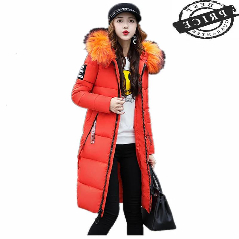 

Cotton Warm 2021 Women Winter Coat Hooded Slim Outerwear Parkas Fashion Female Jacket Black Gray Casaco Feminino Inverno