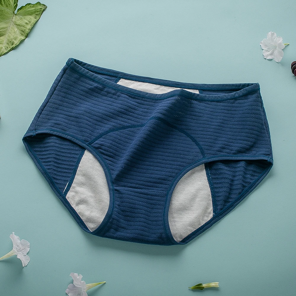 

New Cotton Physiological Period Leak Proof Menstrual Panties Breathable Seamless Soft Fabric High Quality Women Underwear Breifs