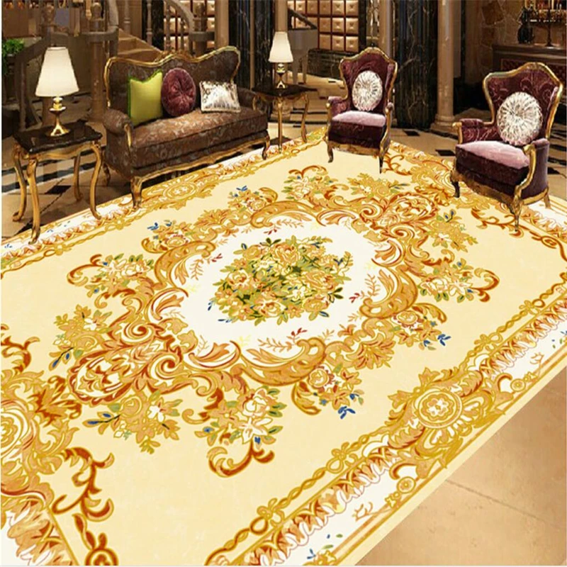 Пользовательские большие обои 3d настенные фрески HD бежевый камень Европейский