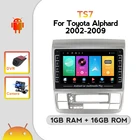 Автомобильный мультимедийный радиоплеер на Android, HD 1280x720, для TOYOTA alphard 2002, 2003, 2004, 2005, 2006, 2007, навигация, видео, GPS, Wi-Fi, FM, BT