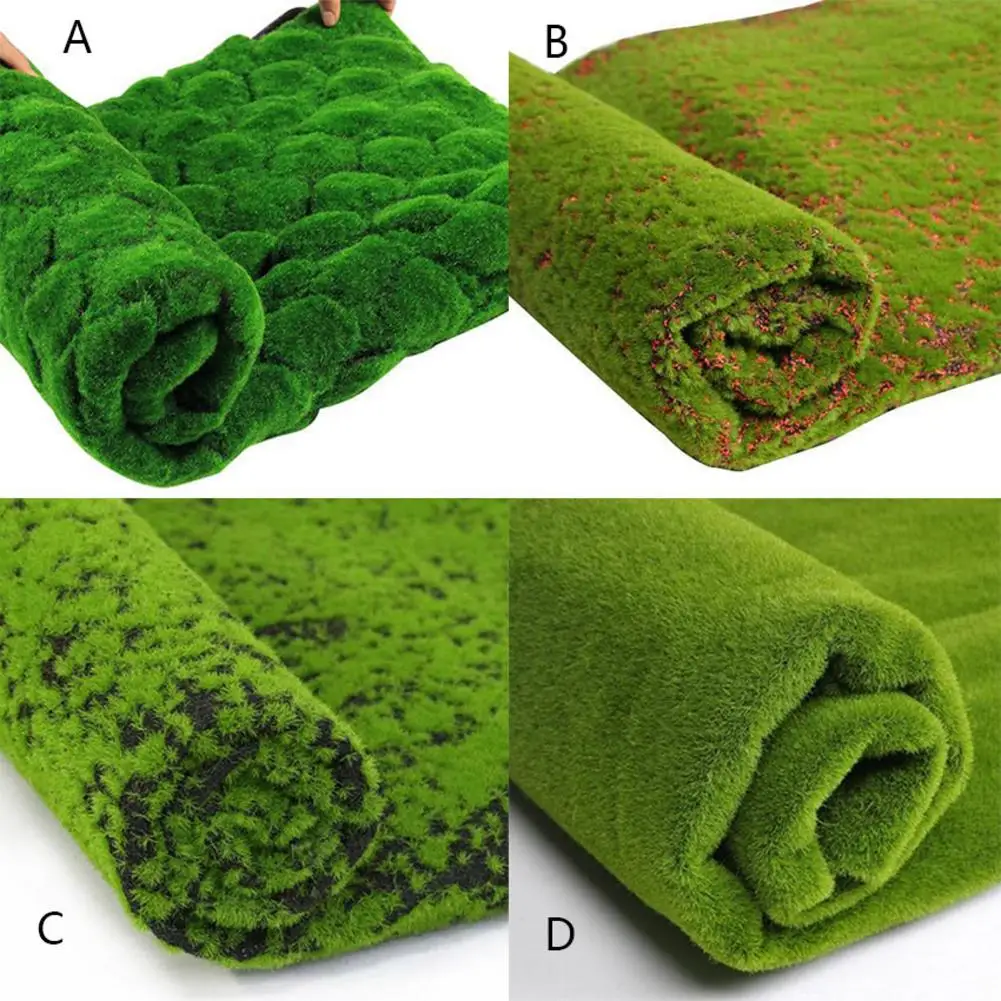 1 м Рождественский Пасхальный соломенный коврик зеленый искусственный газон