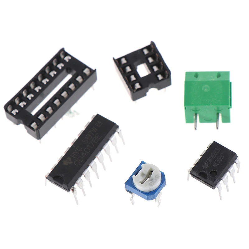 

1pc LED Electronic DIY Kit LED Light Chaser Water Flowing Light Module NE555 + CD4017 Driver Water Powered NE555 Circuit Red