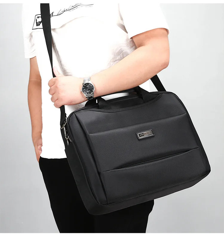 Сумка мессенджер мужская из водонепроницаемой ткани Оксфорд для ноутбука 15 6