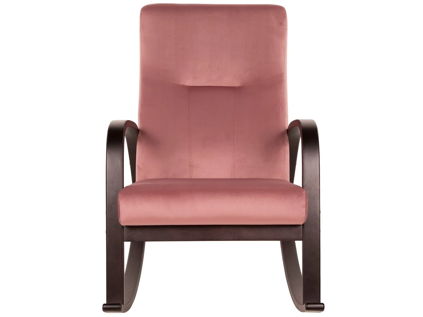 Кресло-качалка Мебелик Ирса ткань минт каркас вишня |