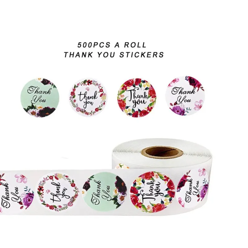 500 шт./рулон наклейки для цветов | Дом и сад