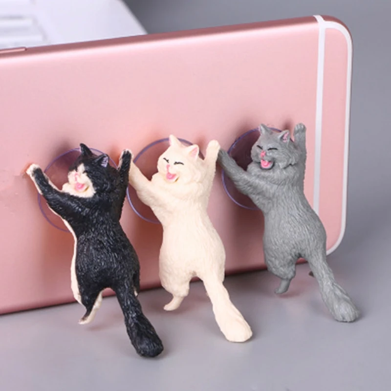 

2020 New COOL Mr Cat Mobile Phone Holder Stand Sucker Tablets Smartphone Holder