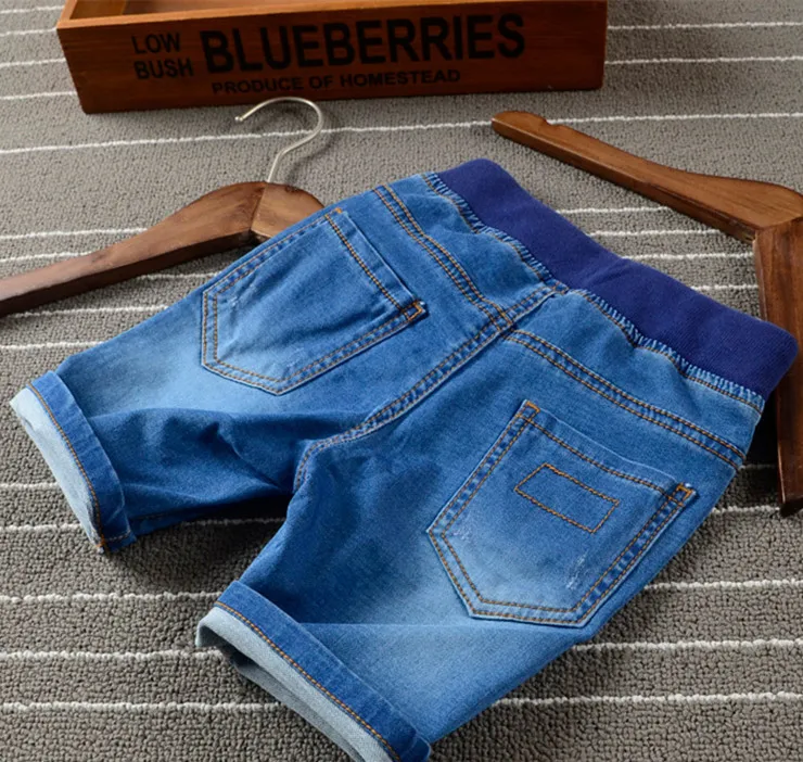 Летние шорты для маленьких мальчиков детские мягкие хлопковые джинсовые брюки