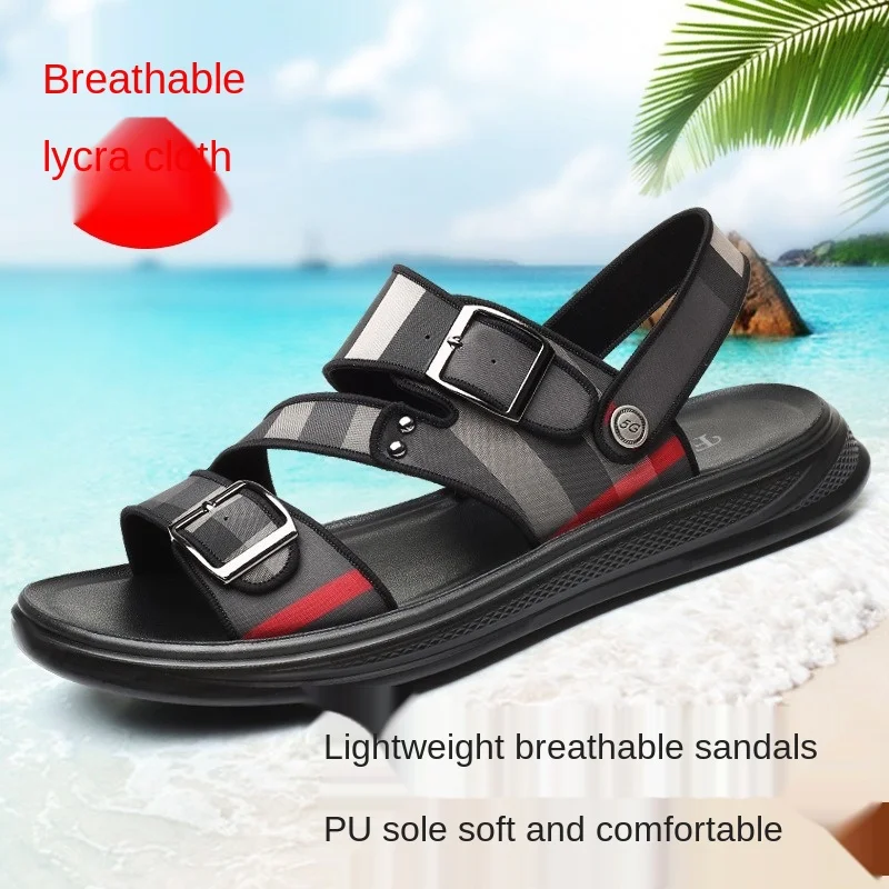 

2021 New Summer Sandals Men's Trendy Korean-Style Chic and Unique Versatile Student Soft Bottom Casual Youth