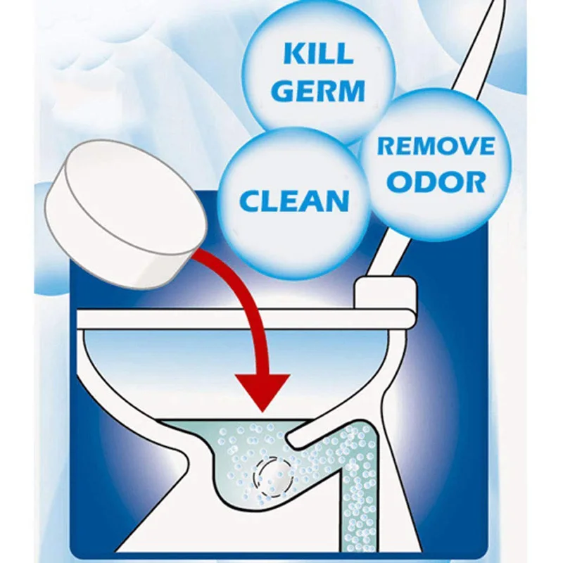 

4/8Pcs Toilet Cleaner Disposable Magic Automatic Flush Toilet Cleaner AC889