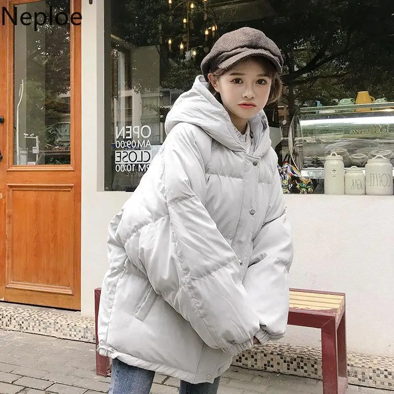 Зимнее женское хлопковое пальто Neploe новинка 2020 Корейская Свободная куртка
