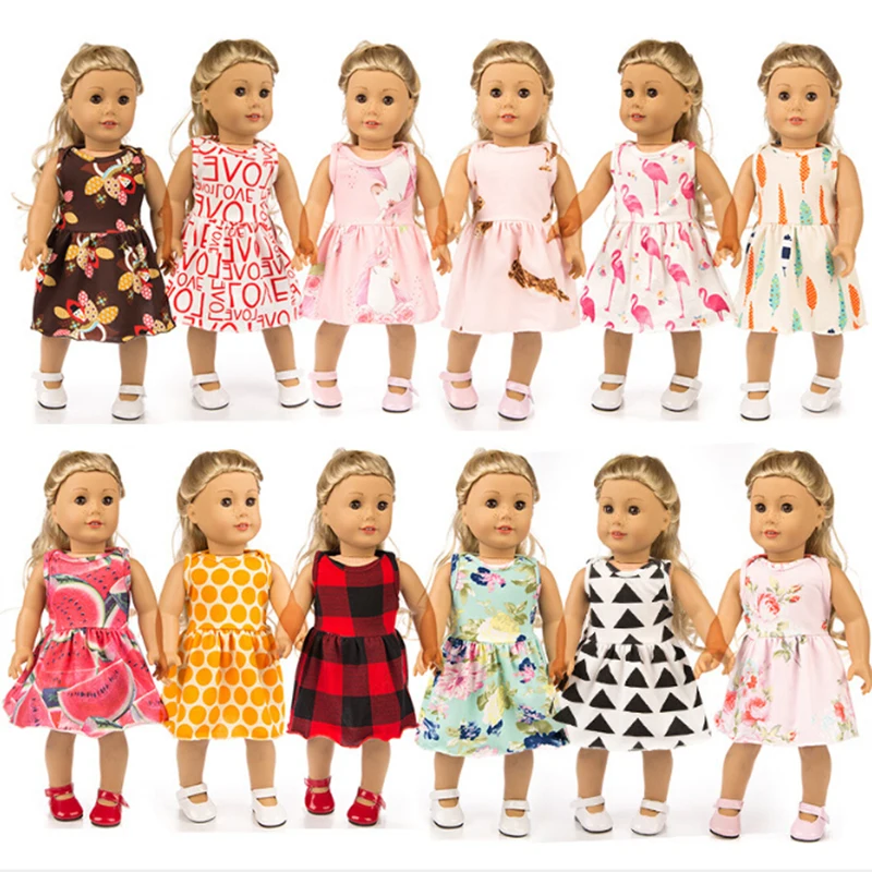 Популярное платье одежда подходит для американцев 18 дюймов кукла принцессы