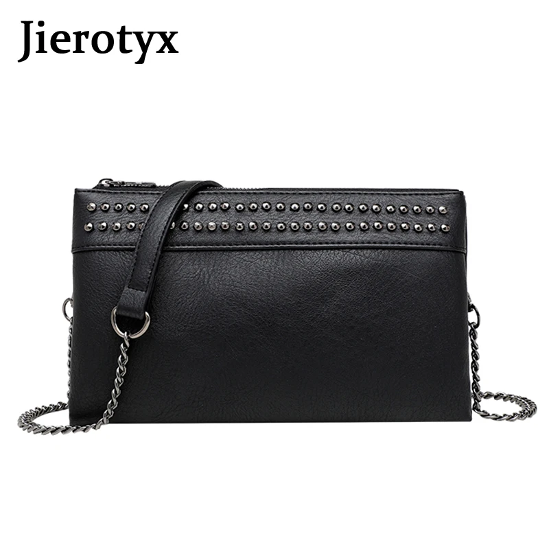 

JIEROTYX Chain Shoulder strap Women Designer Bags Casual Women's Shoulder Bag New Fashion Crossbody Bag Small Leather Square Bag