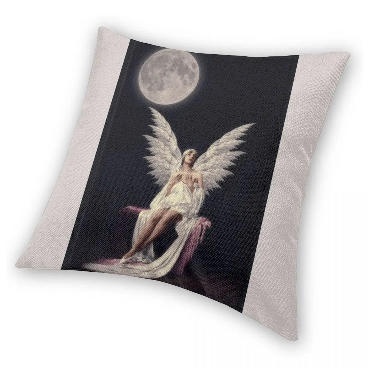 Квадратная подушка с ангелом чехол для подушки удобная Полиэстеровая дома