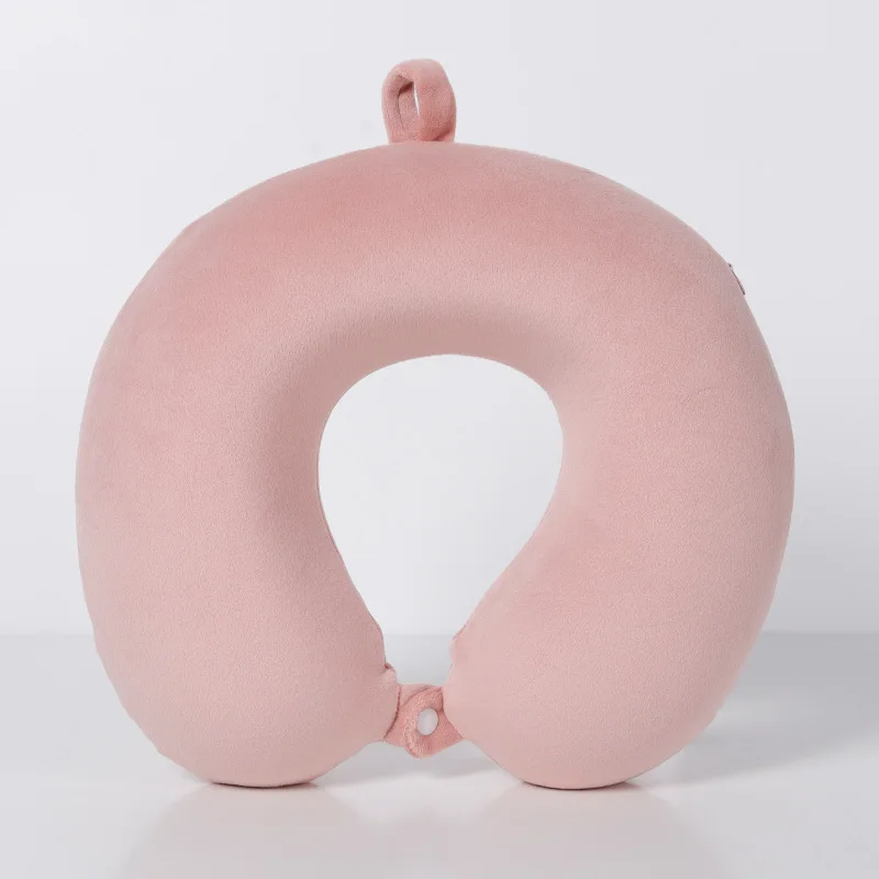 

Travel Pillow Plain Spandex U-Shaped Pillow Memory Cotton Nap Neck Pillow