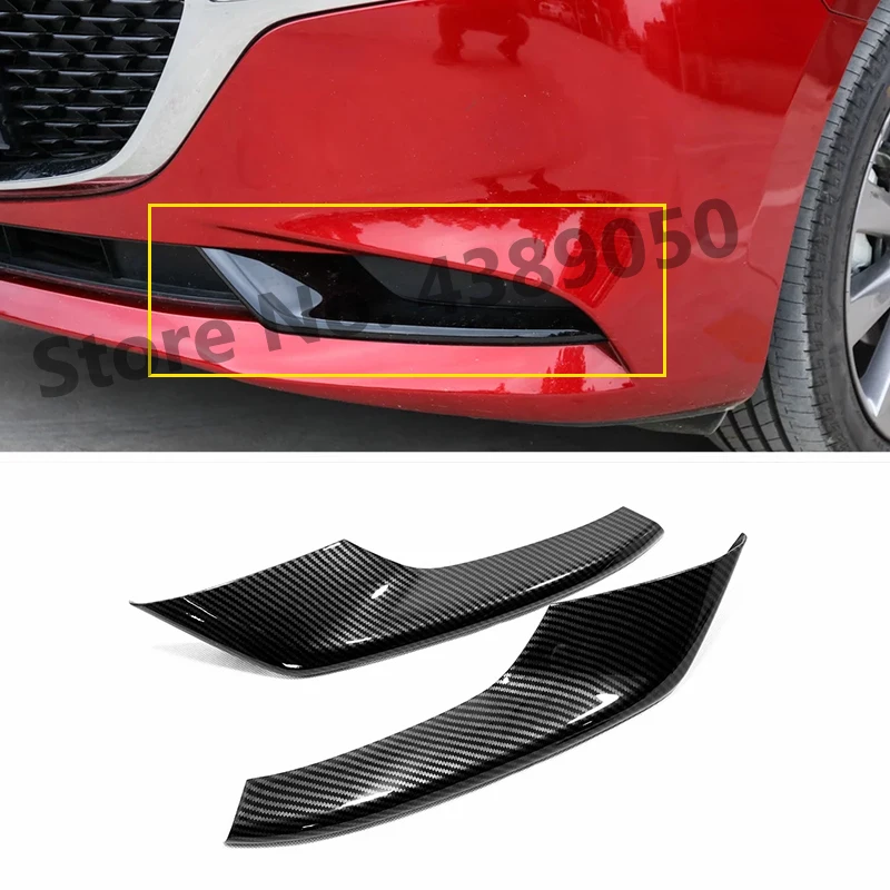 

2 шт., передние противотуманные полосы из АБС-пластика для Mazda 3 Axela Sedan 2019 2020