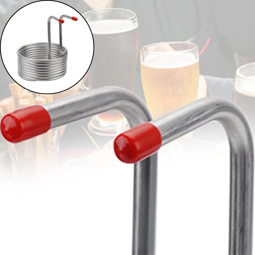 Immersion Hotel Wort Chiller Pipe Wine Making Machine Tool Home Brewing Restaurant Stainless Steel Easy Clean Beer Cooling Coil | Дом и сад
